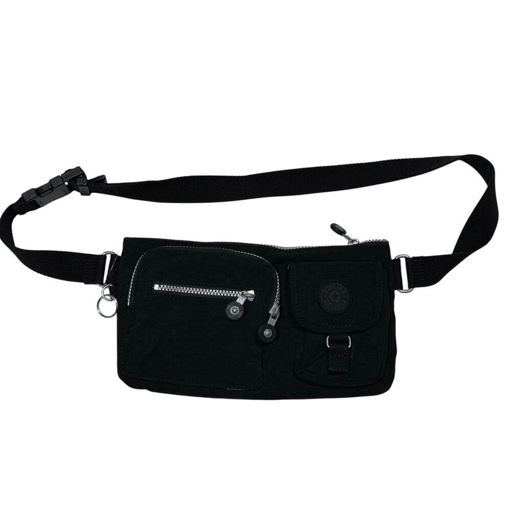 Kipling Black Small Fanny Pack Crossover Bag